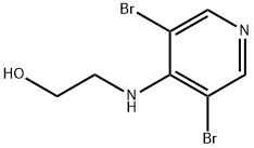 2-(3,5-dibromopyridin-4-ylamino)ethanol Struktur