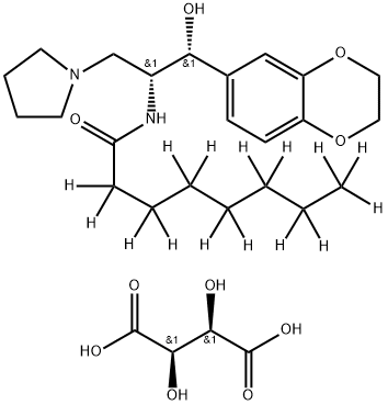 Eliglustat-d15 Tartrate Struktur