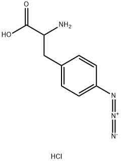 4-Azido-D/L-phenylalanine hydrochloride Struktur