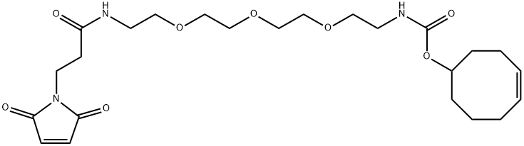 TCO4-PEG3-Maleimide Struktur