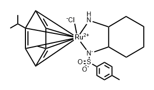 TsDACH RuCl(p-cyMene) Struktur