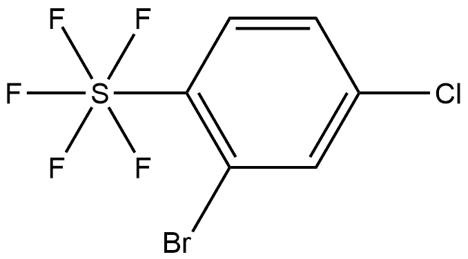 5-Chloro-2-(pentafluorosulfur)bromobenzene Struktur