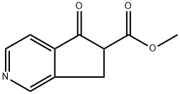 5-Oxo-6,7-dihydro-5H-[2]pyrindine-6-carboxylic acid methyl ester Struktur