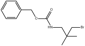 benzyl (3-bromo-2,2-dimethylpropyl)carbamate Struktur