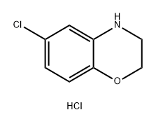 2H-1,4-Benzoxazine, 6-chloro-3,4-dihydro-, hydrochloride (1:1) Struktur