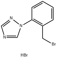 1-(2-(Bromomethyl)phenyl)-1H-1,2,4-triazole hydrobromide Struktur