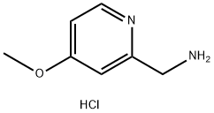 (4-Methoxypyridin-2-yl)methanamine hydrochloride Struktur