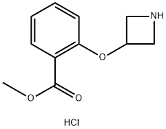 Methyl 2-(azetidin-3-yloxy)benzoate hydrochloride Struktur