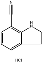 Indoline-7-carbonitrile hydrochloride Struktur