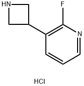 3-(azetidin-3-yl)-2-fluoropyridine hydrochloride Struktur