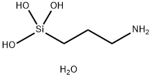 (3-Aminopropyl)silanetriol hydrate Struktur