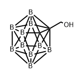 1-(Hydroxymethyl)-o-carborane Struktur