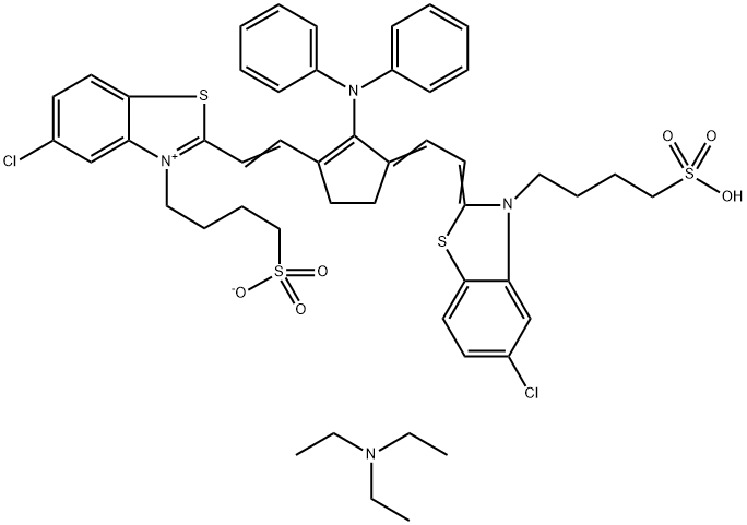 Infrared fluorescence excitation dye 808 Struktur