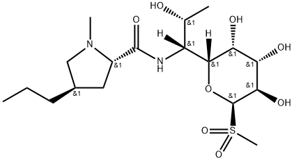 lincomycin sulfone Struktur