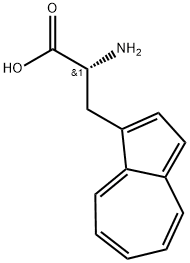 (R)-2-amino-3-(azulen-1-yl)propanoicacid Struktur