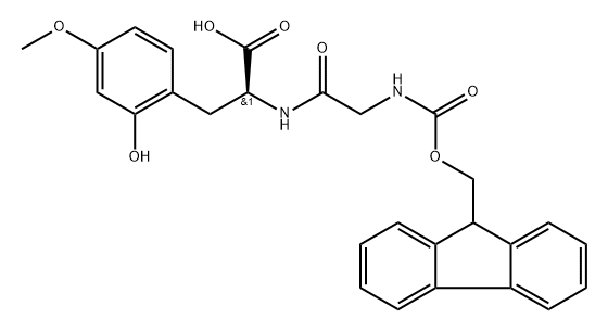 Fmoc-Gly-N(Hmb)-Gly-OH Struktur