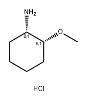 Cyclohexanamine, 2-methoxy-, hydrochloride (1:1), (1S,2R)- Struktur