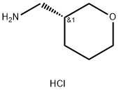 2H-Pyran-3-methanamine, tetrahydro-, hydrochloride (1:1), (3R)- Struktur