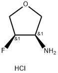 Cis-4-Fluorotetrahydrofuran-3-Amine Hydrochloride(WXC03777) Struktur