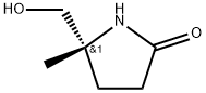 (R)-5-(hydroxyMethyl)-5-Methyl-2-Pyrrolidinone Struktur