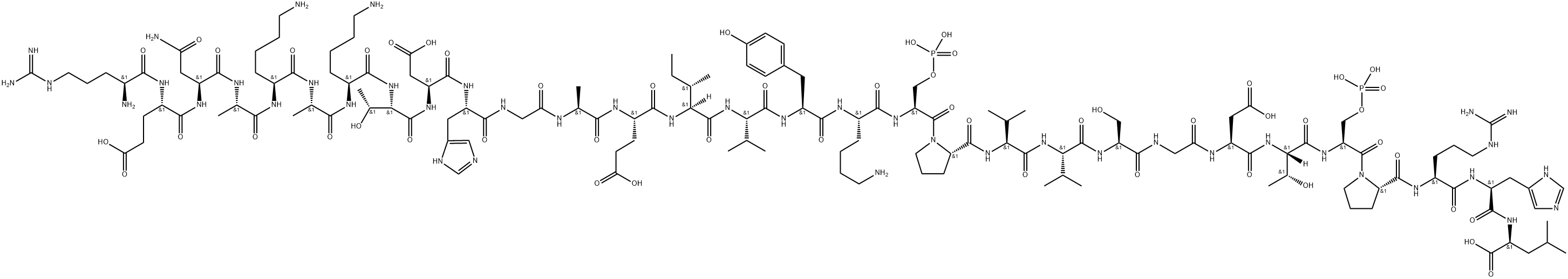 (Ser(POH)3·)-Tau Peptide (379-408) Struktur