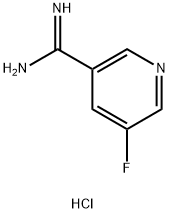 5-fluoropyridine-3-carboximidamide hydrochloride Struktur