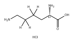 L-Lysine-4,4,5,5-d4, hydrochloride (1:2) Struktur