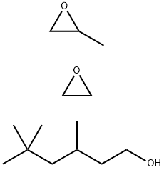 Oxirane, methyl-, polymer with oxirane, mono(3,5,5-trimethylhexyl) ether Struktur