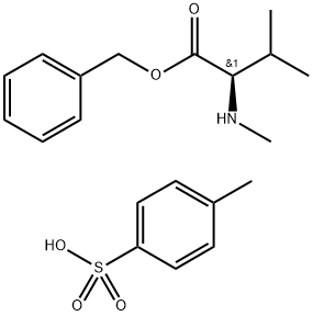 N-Me-D-Val-OBzl·TosOH Struktur