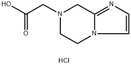 2-{5H,6H,7H,8H-imidazo[1,2-a]pyrazin-7-yl}acetic acid dihydrochloride Struktur