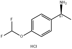 (1S)-1-[4-(DIFLUOROMETHOXY)PHENYL]ETHAN-1-AMINE HCl Struktur