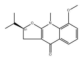 Lunacrine, (+)- Struktur