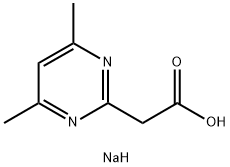 2-(4,6-dimethylpyrimidin-2-yl)acetate Struktur