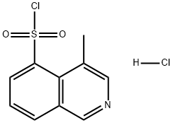 5-Isoquinolinesulfonyl chloride, 4-methyl-, hydrochloride (1:1) Struktur