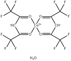 COBALT(II) HEXAFLUOROACETYLACETONATE Struktur