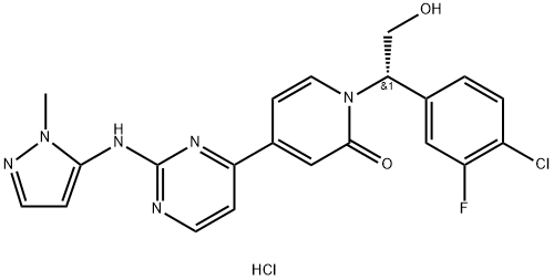 GDC-0994 (hydrochloride) Struktur