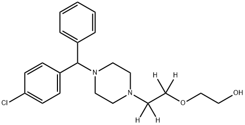 Hydroxyzine d4 Struktur