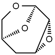 .beta.-ribo-Hexopyranose, 1,6:2,3-dianhydro-4-deoxy- Struktur