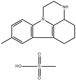 Pirlindole mesylate Struktur