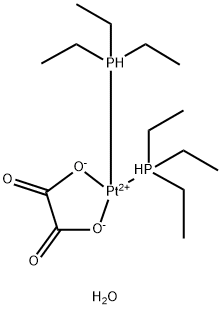 OXALATOBIS(TRIETHYLPHOSPHINE)PLATINUM(I& Struktur