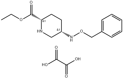 Ethyl (2S,5S)-5-((benzyloxy)amino)piperidine-2-carboxylate oxalate