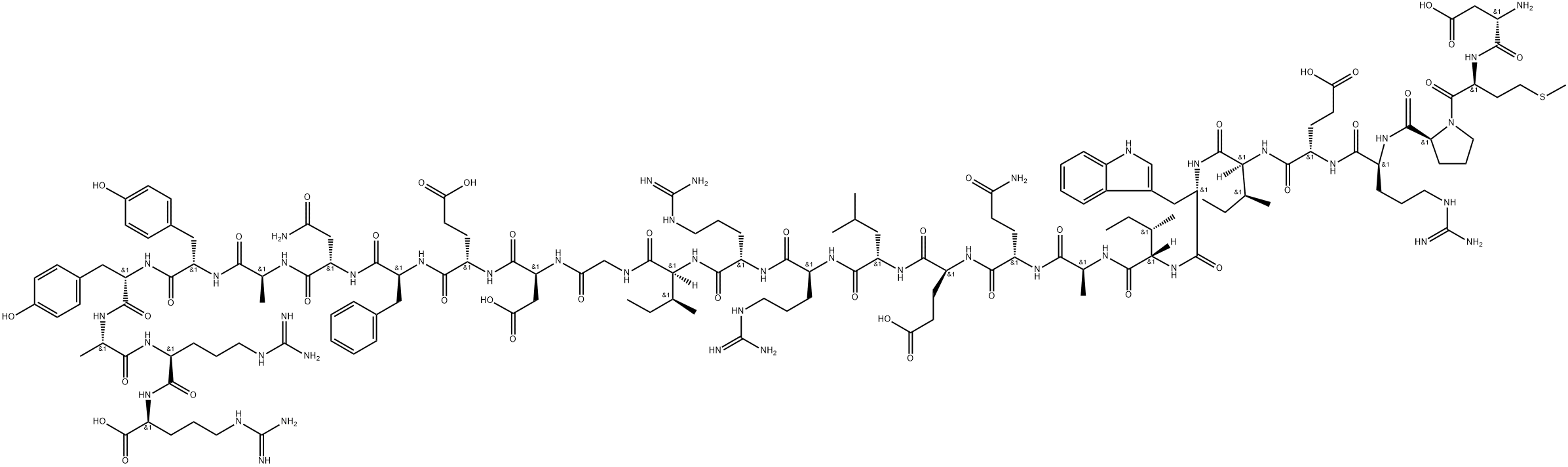 Bim BH3, Peptide IV Struktur