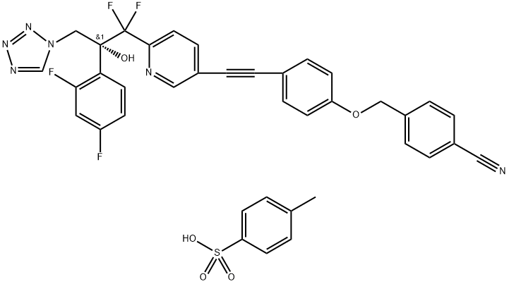 VT-1598 TsOH salt Struktur