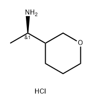 2H-Pyran-3-methanamine, tetrahydro-α-methyl-, hydrochloride (1:1), (αR)- Struktur