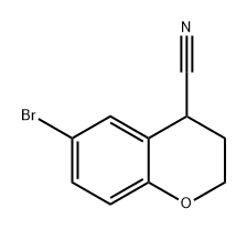 6-bromochromane-4-carbonitrile Struktur