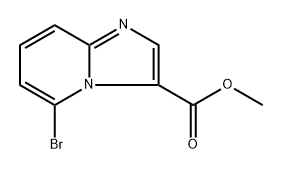 methyl 5-bromoimidazo[1,2-a]pyridine-3-carboxylate Struktur