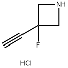 3-ethynyl-3-fluoroazetidine hydrochloride Struktur