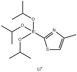 Lithium Triisopropoxy(4-methyl-2-thiazolyl)borate Struktur