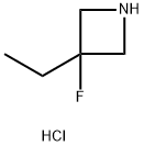 3-ethyl-3-fluoroazetidine hydrochloride Struktur