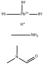 Lead(Ii) Iodide/Methylammonium Iodide(1:1)-Dmf Complex Struktur